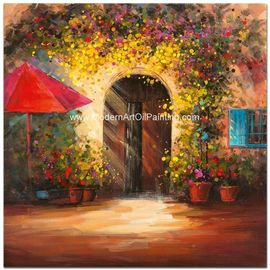 Hand Painted Modern Art Oil Painting , Modern Scenery Painting On Canvas