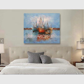 Home Decoration Ship At Sea Oil Painting 40 x 50 Hand Painted