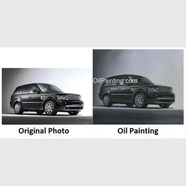 Custom Car Portraits , Oil Portraits From Photographs Range Rover Car