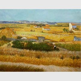 Yellow Vincent Van Gogh Oil Paintings Harvest Oil Painting On Canvas