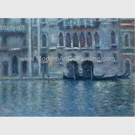Canvas Claude Monet Oil Paintings Reproduction Palazzo Da Mula At Venice Wall Decor