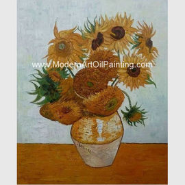 Impressionism Van Gogh Sunflower Painting Reproduction Hand Painted Masterpiece on Linen