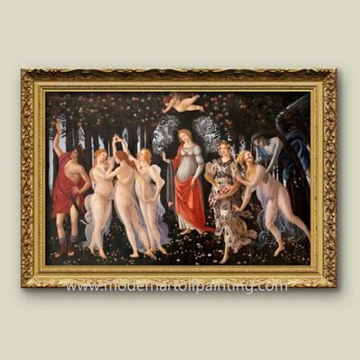 Classical Reproduction Oil Painting Canvas Hand Painted with Spring Allegory 36&quot; x 48