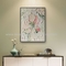 Textured Modern Flower Paintings Handpainted Canvas For Interior Decoration