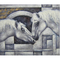 Modern Horizontal Canvas Horse Painting 100% Handmade Animal Paintings Home Decor Canvas Art for Room Entrance