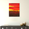 100% Handmade Abstract Textured Red Yellow Oil Painting on Canvas Modern Nordic Wall Art for Interior Decoration
