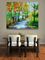 Bright Landscape Abstract Modern Art Oil Painting For Neo - Classic Style Spaces