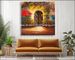 Hand Painted Modern Art Oil Painting , Modern Scenery Painting On Canvas