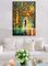 Handmade knife art painting on Canvas Colourful Night View for Wall Decoration