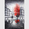 Custom Knife palette Pairs Street Oil Painting Cityscape Wall Art On Canvas