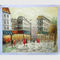 Canvas Paris Oil Painting ，Thick Oil Paint Palette Knife 30&quot; X 40&quot;  36&quot; X 48&quot;