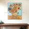 Hand Painted Van Gogh Oil Reproduction, Vincent Sunflowers Still Life Oil Paintings
