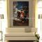 Framed People Oil Painting Handmade Napoleonic War Paintings 60 X 90 Cm