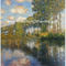 Franmed Claude Monet River Paintings , Nature Landscape Painting Canvas