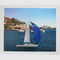 Realistic Sailboat Oil Painting On Canvas , Custom Portrait Painting From Photo