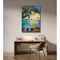 Canvas Handmade Palm Trees Seascape Oil Paintings For Home Decoration