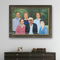 Family Custom Oil Painting Portraits ​For Side View Cabinet Decoration